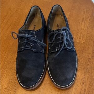 Bostonian Black Suede Men's Oxfords